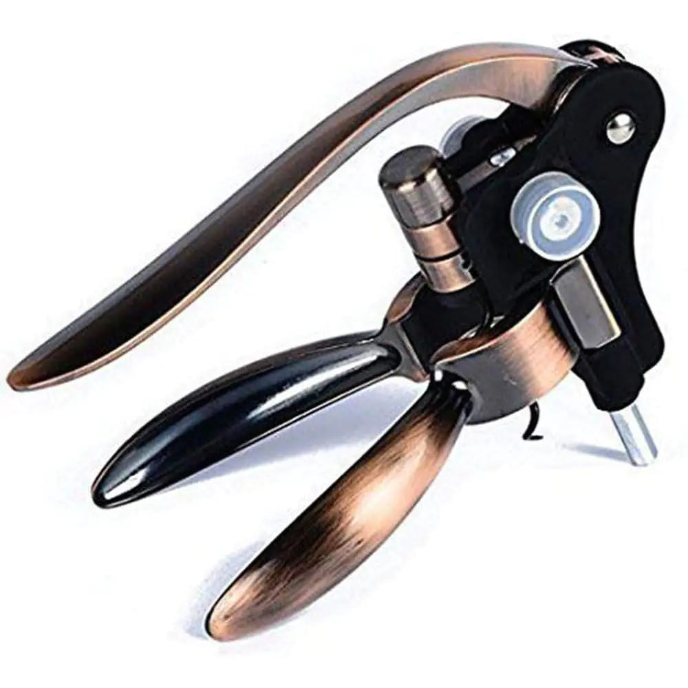 Elegant Wine Opener Set with Stand - Brown